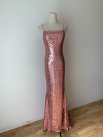 Pink Sequin Gown Sample XS/6