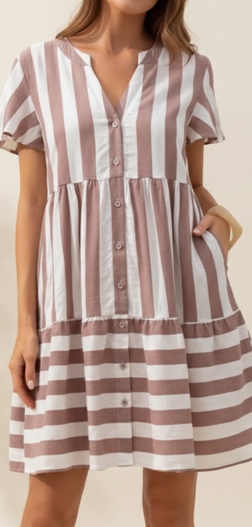 Jade Dress - Blue or Mocha