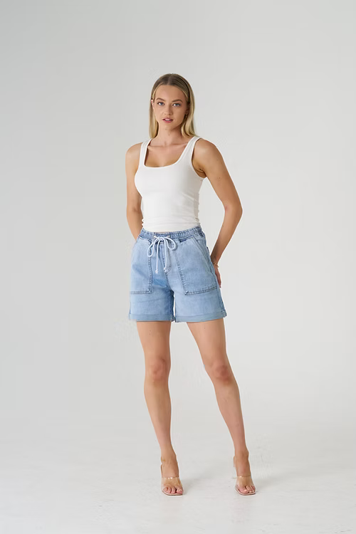 Coastal Denim Shorts
