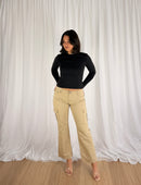 Mila Cargo Pants - Beige