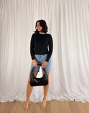 Vibe Denim Shorts - Shorts | Style Struck