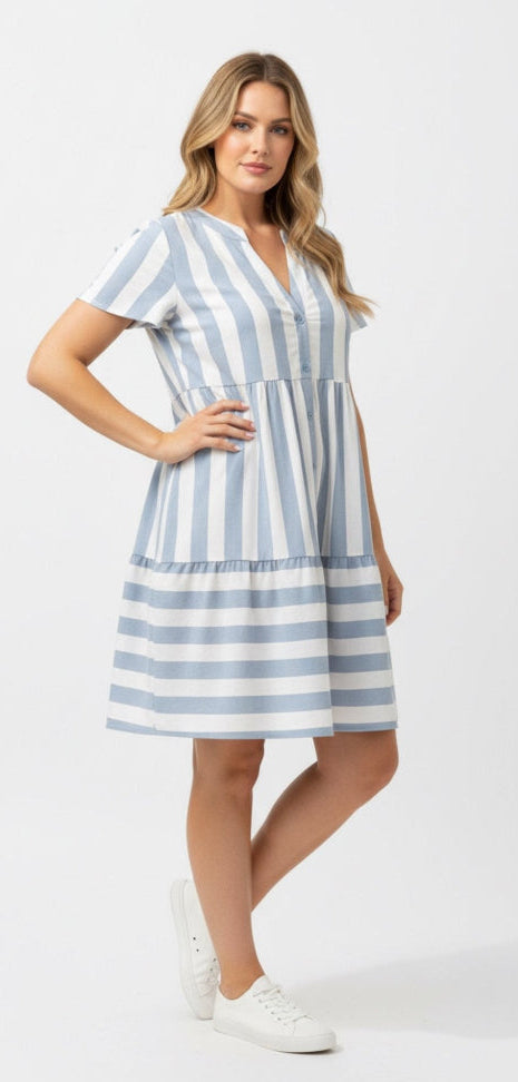Jade Dress - Blue or Mocha