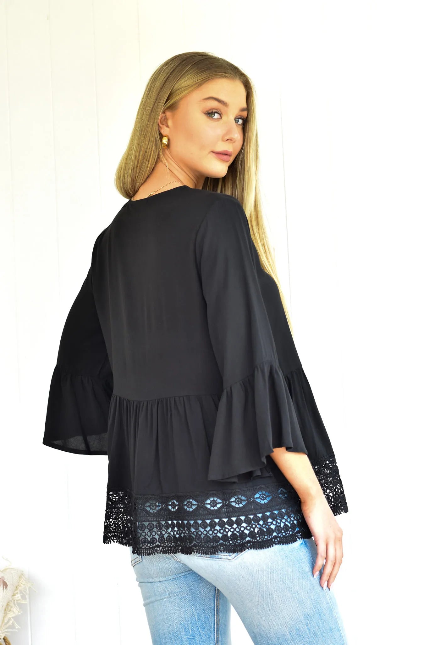 Curio Relaxed Top - Black