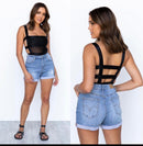 Zuni Bodysuit - Black - Bodysuit | Style Struck