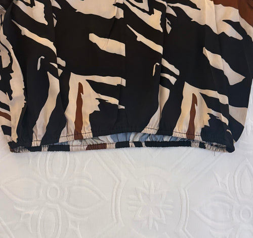 Zaria Top - Abstract Print