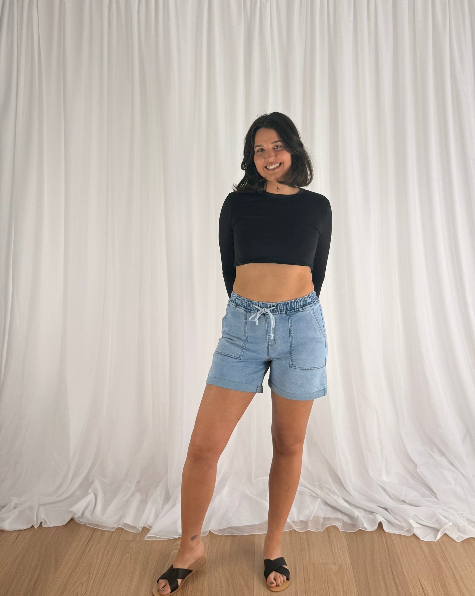 Coastal Denim Shorts