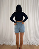 Coastal Denim Shorts - Shorts | Style Struck