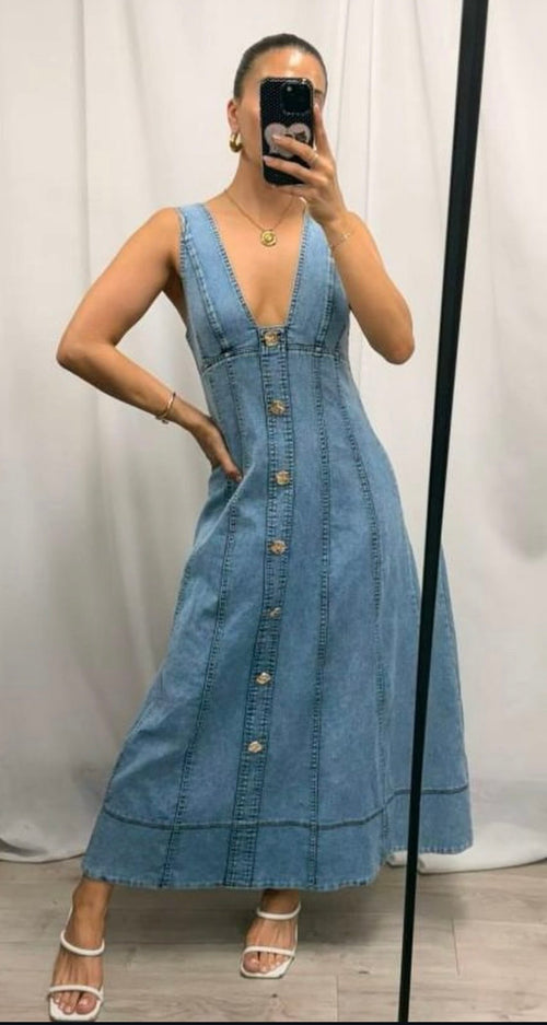 Valentina Dress - Blue