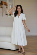 Sandy Midi Dress - Cream