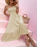 Brielle Dress-  Beige