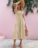 Brielle Dress-  Beige
