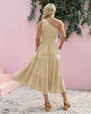 Brielle Dress-  Beige