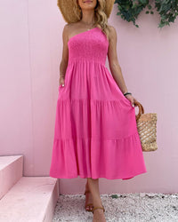 Brielle Dress - Hot Pink