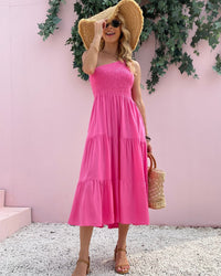 Brielle Dress - Hot Pink