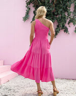 Brielle Dress - Hot Pink