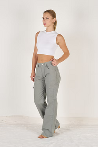 Mila Cargo Flare Pants