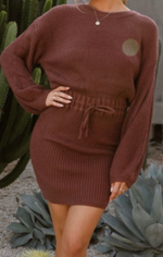 Kala Knit Dress - Brown