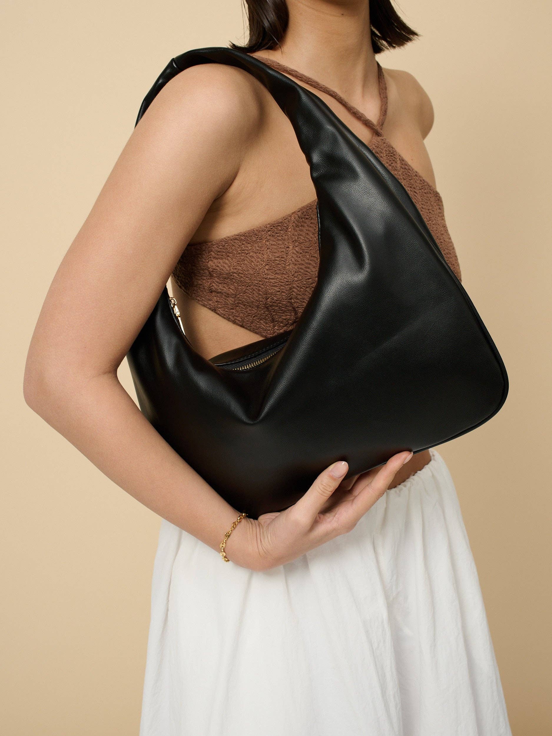 Cromwell Hobo Bag Black - Bag | Style Struck