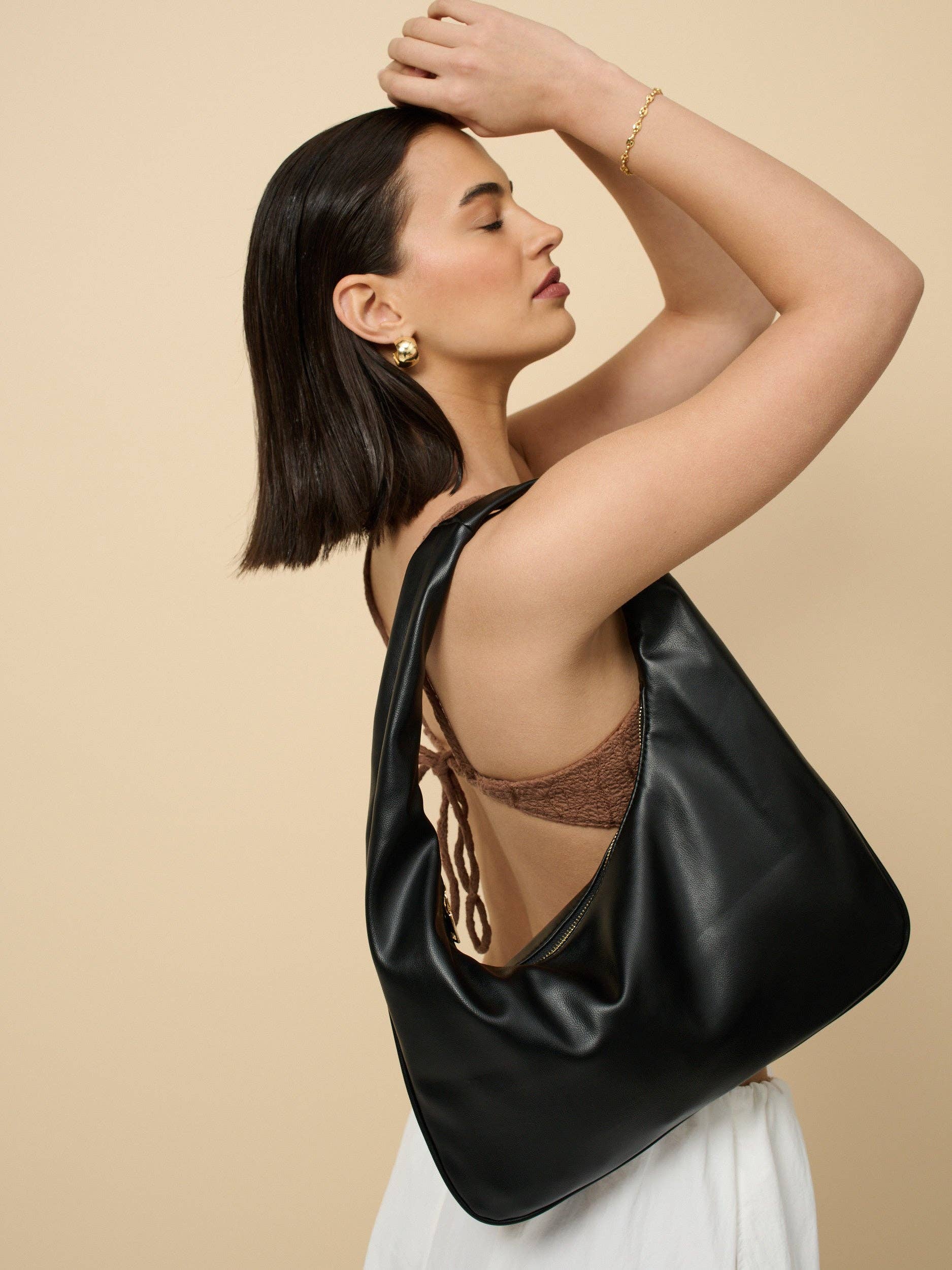 Cromwell Hobo Bag Black - Bag | Style Struck