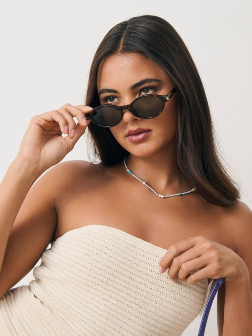 Lexi Oval Sunglasses Tortoise - Sunglasses | Style Struck