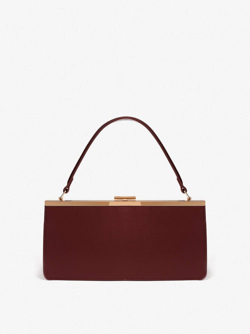 Solene Handbag - Burgandy