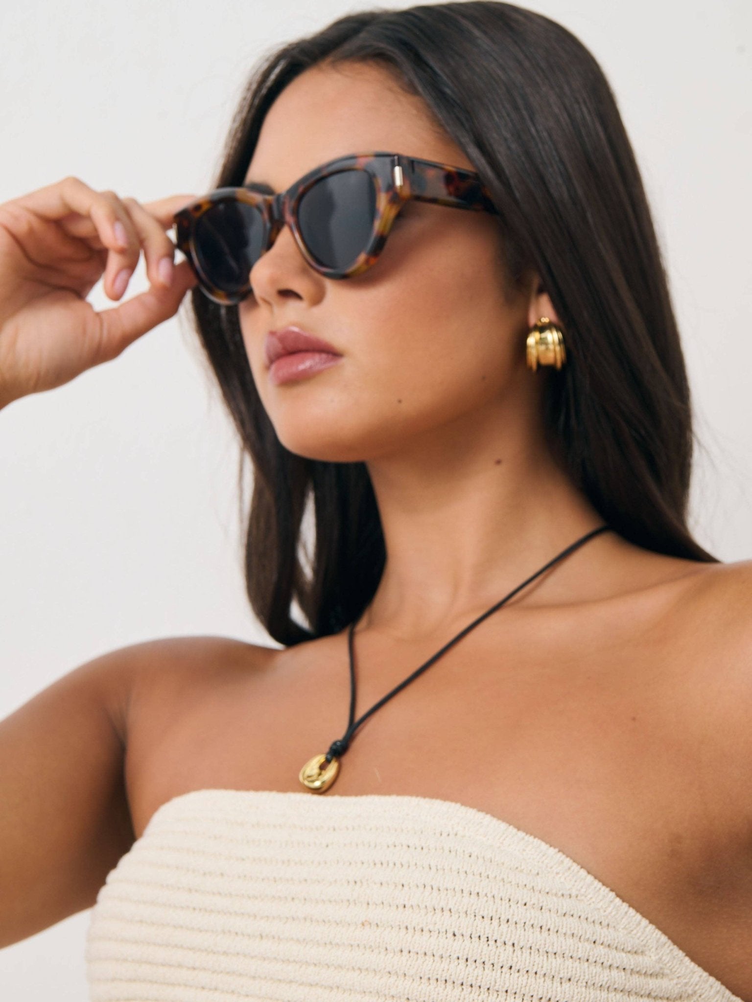 Mielli Cat Eye Sunglasses Tort - Sunglasses | Style Struck