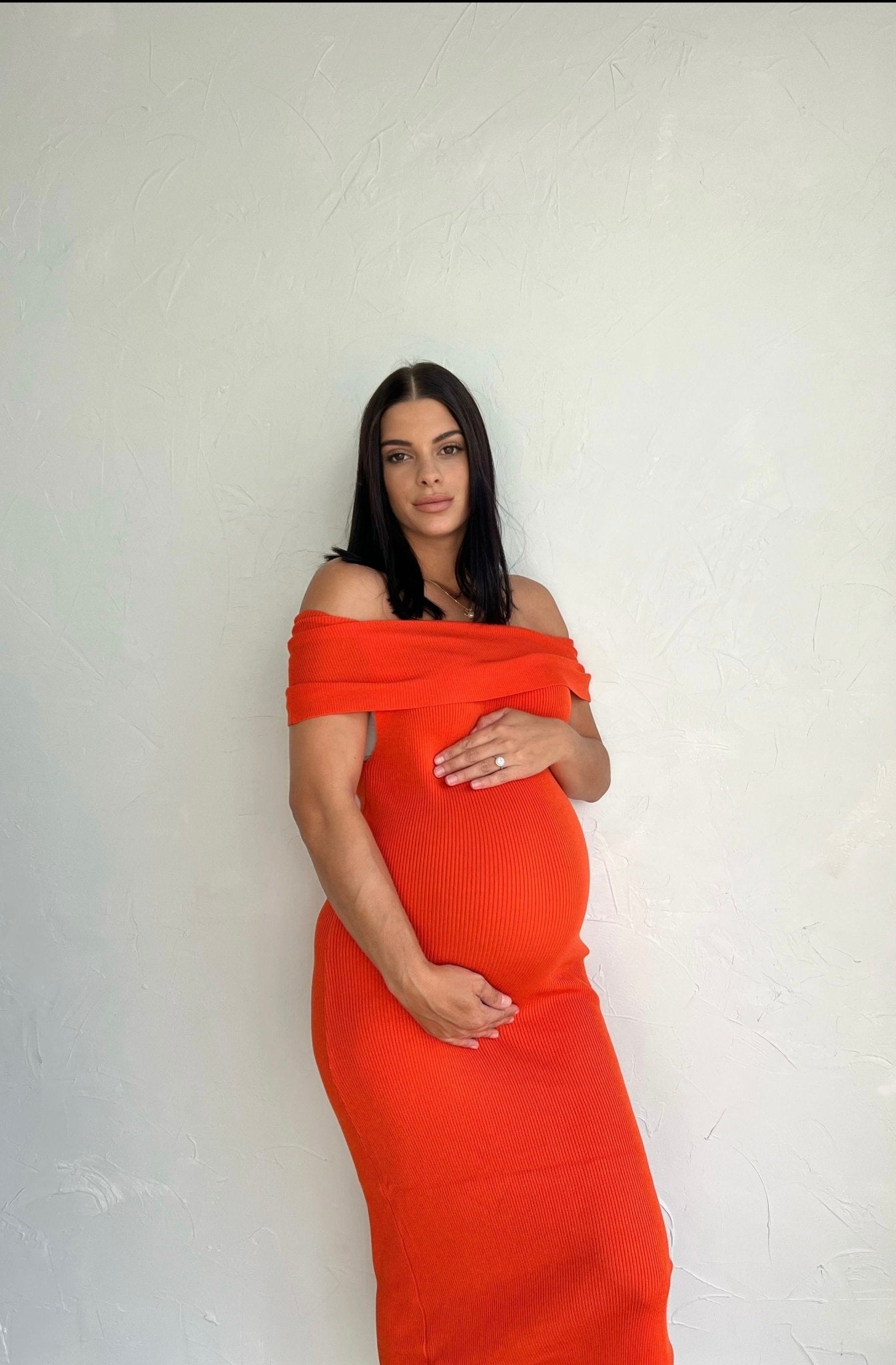 Becca Midi Dress - Red