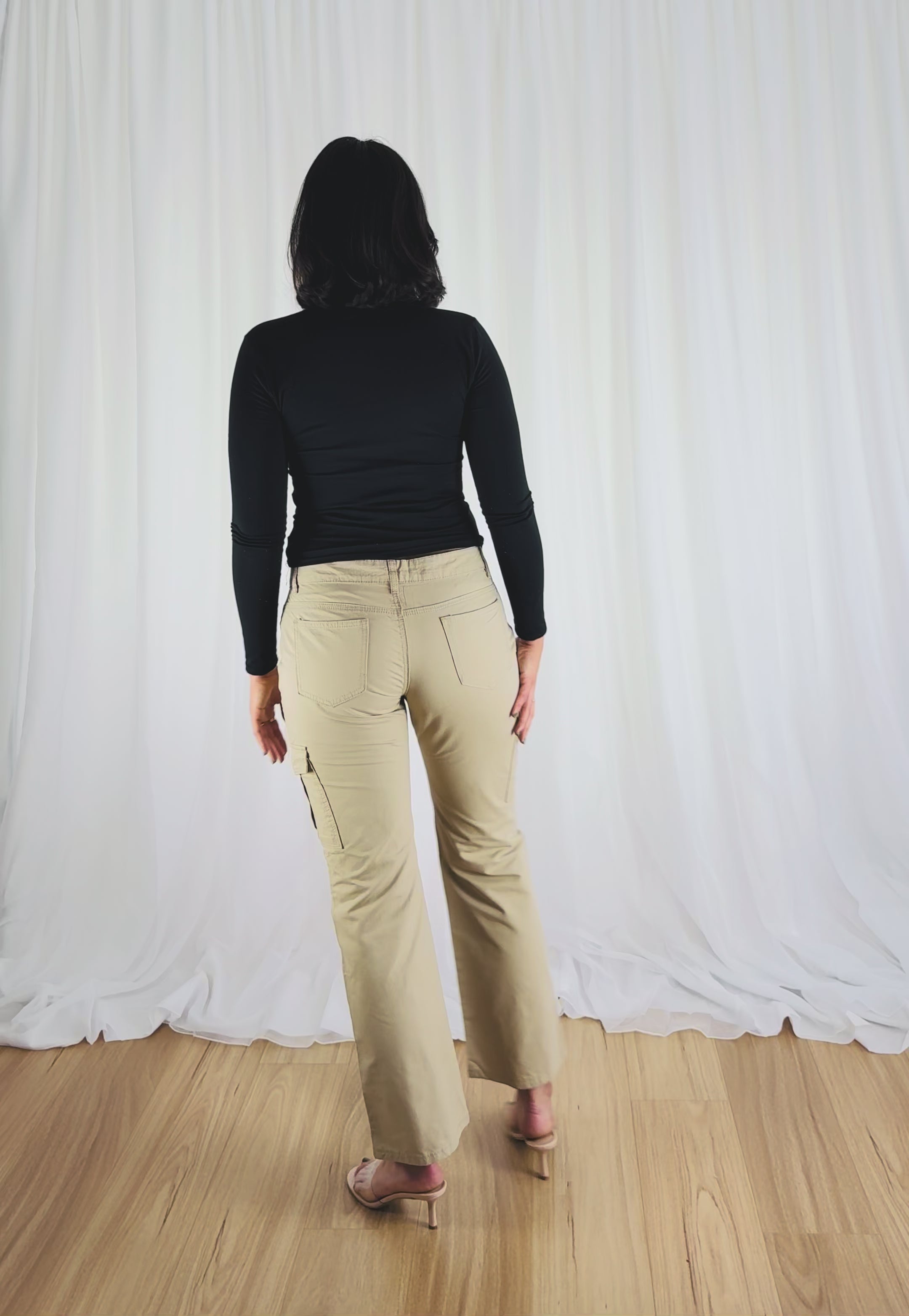 Mila Cargo Pants - Beige