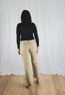 Mila Cargo Pants - Beige