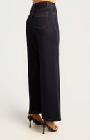 Dani Wide Leg Jeans - Dark Navy - Jeans | Style Struck