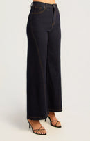 Dani Wide Leg Jeans - Dark Navy - Jeans | Style Struck
