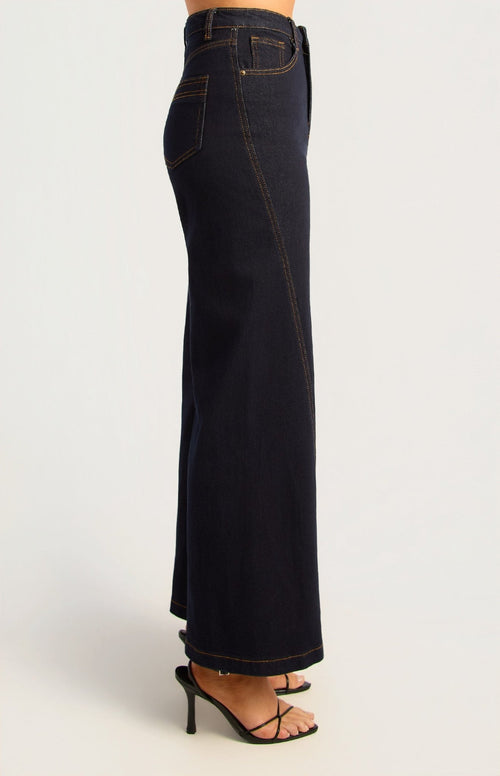 Dani Wide Leg Jeans - Dark Navy - Jeans | Style Struck