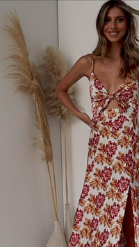 Zazu Dress - Autumn/White