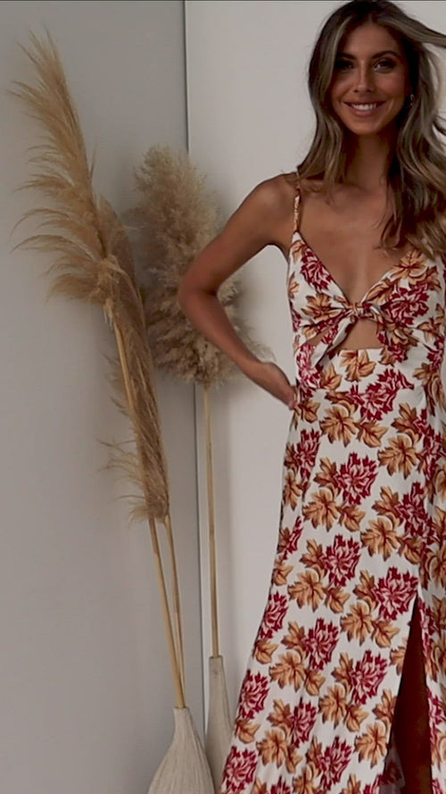 Zazu Dress - Autumn/White (XS)