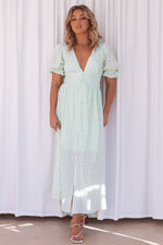 Corinne Dress - Mint