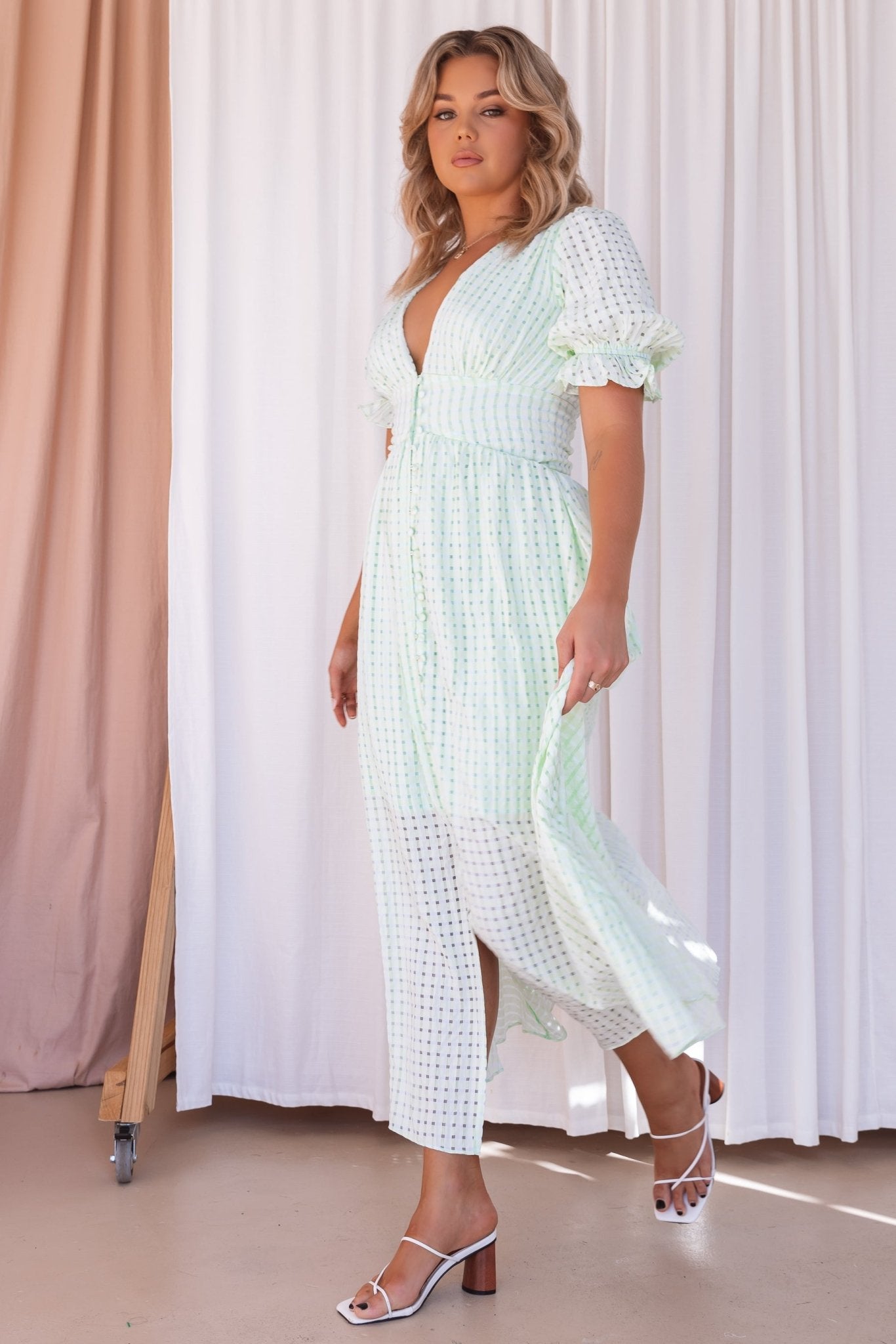Corinne Dress - Mint - Dresses | Style Struck