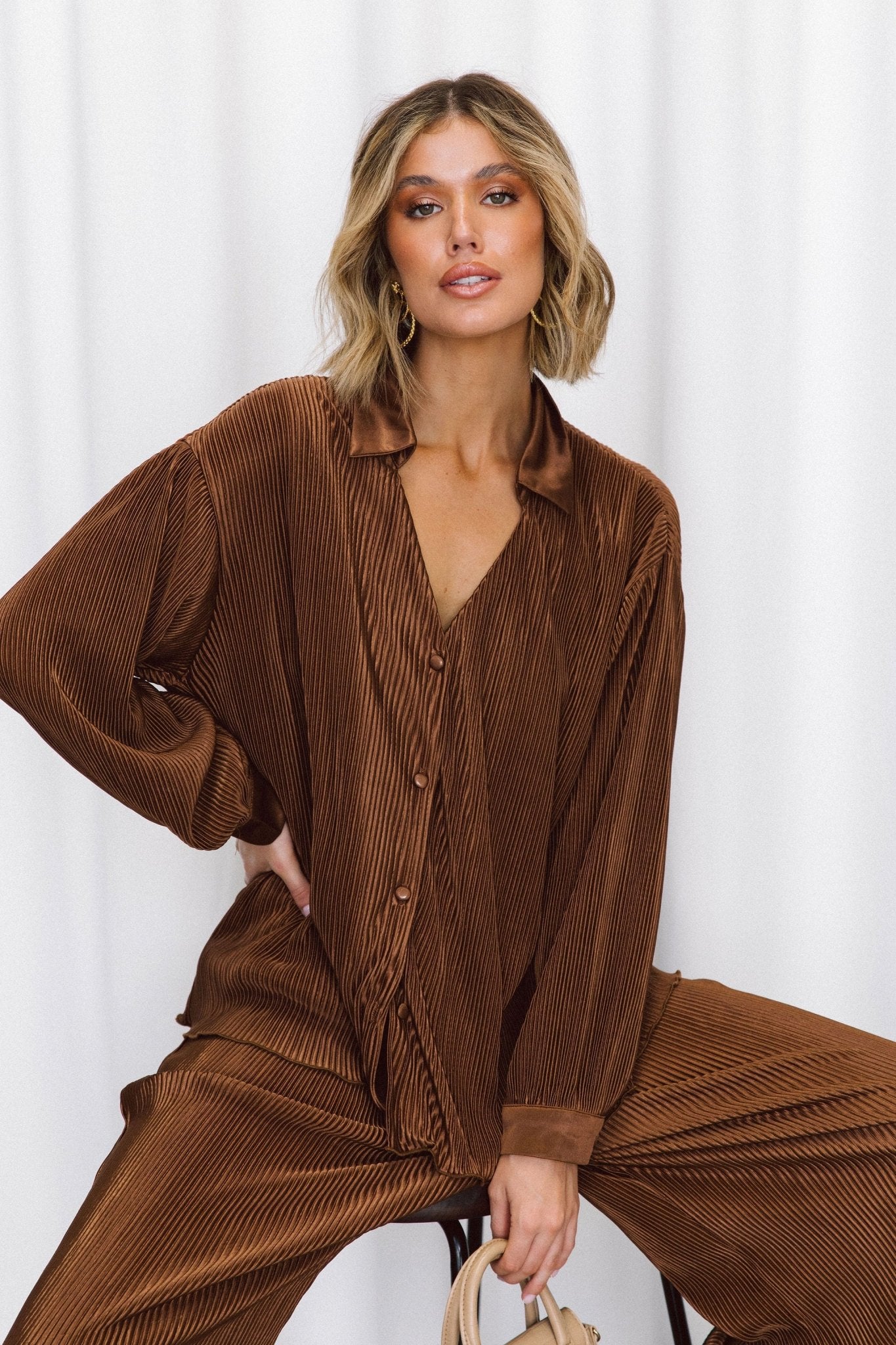 Dally set - Brown - Sets | Style Struck
