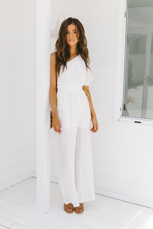 Santino Jumpsuit - White