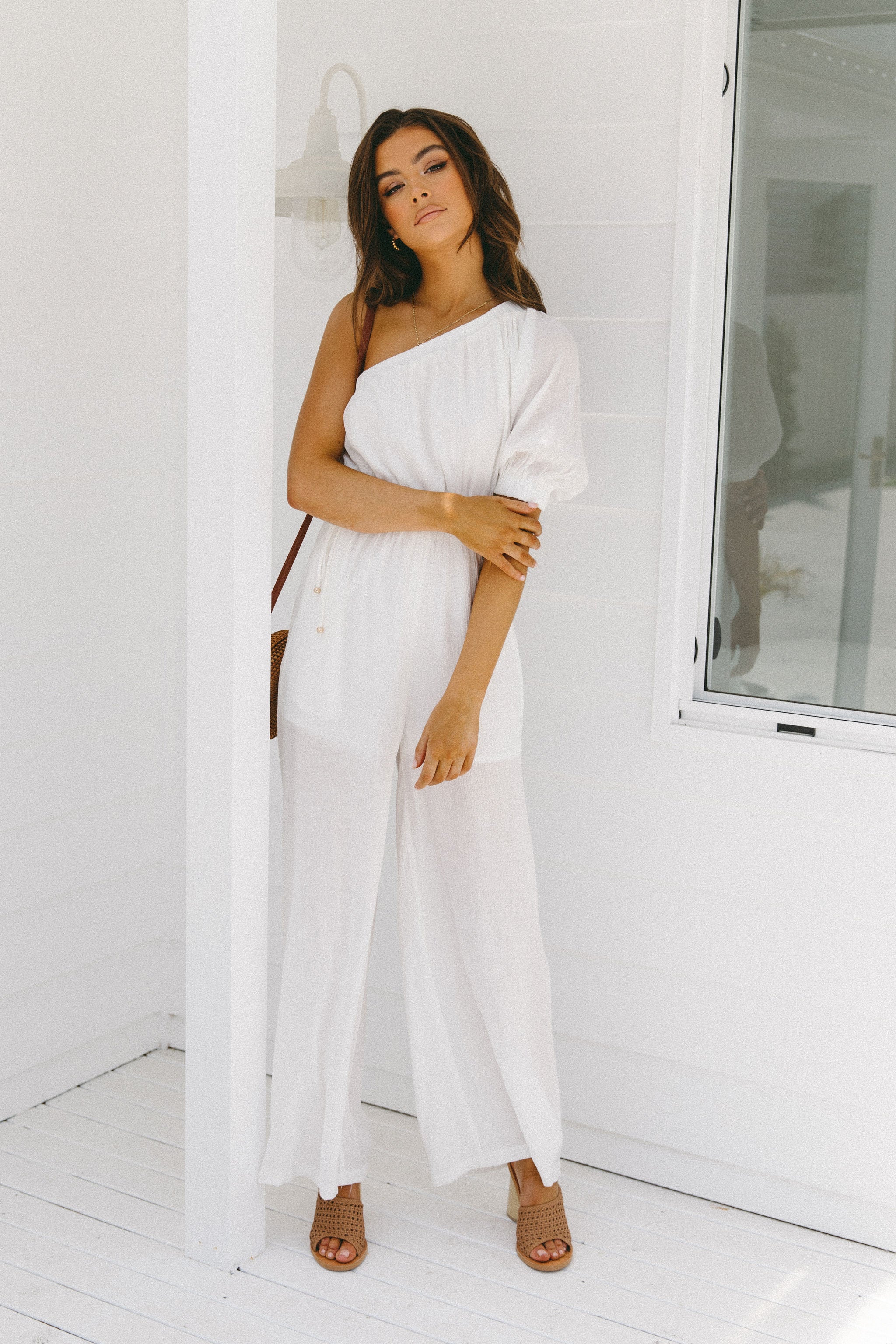 Santino Jumpsuit - White