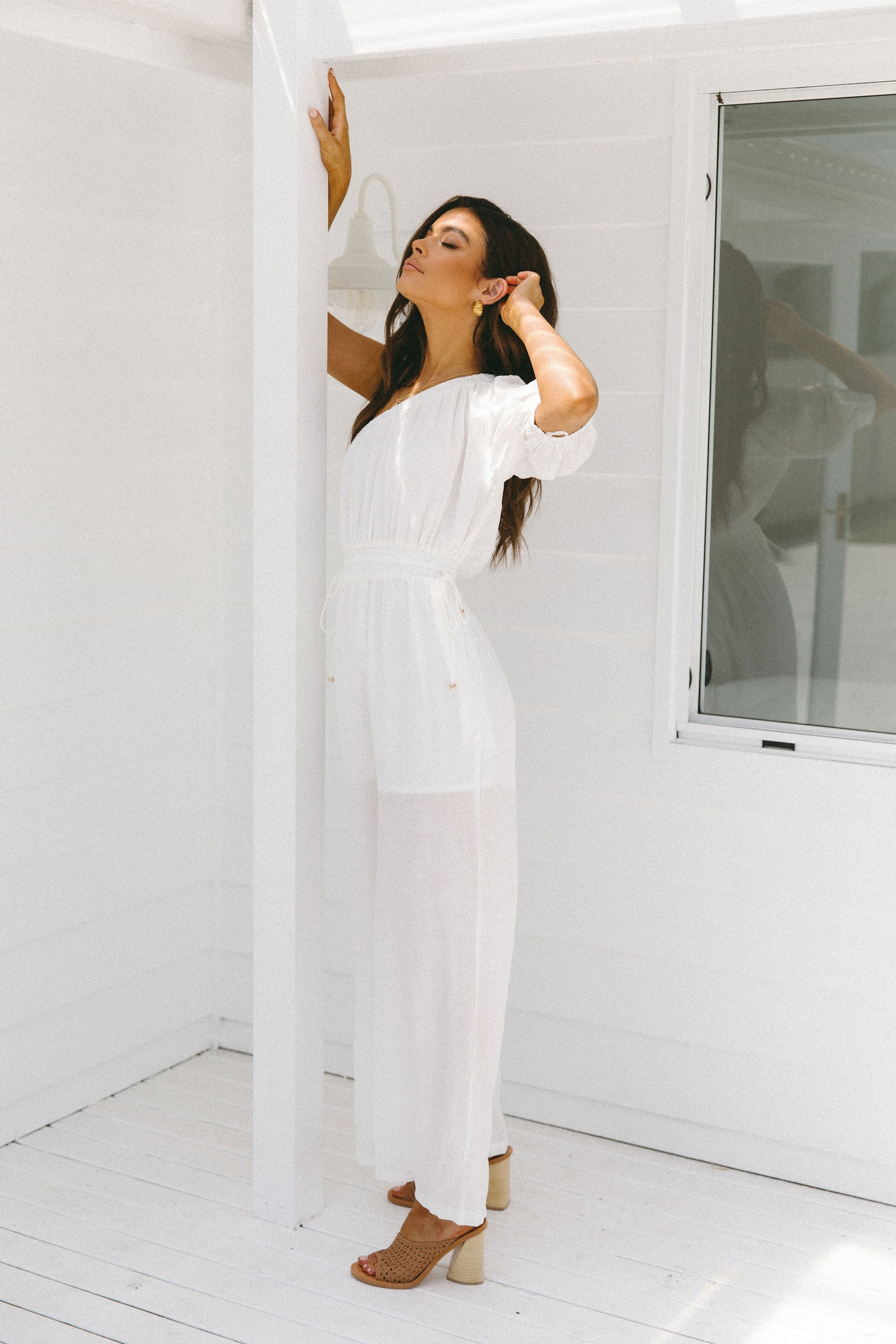 Santino Jumpsuit - White
