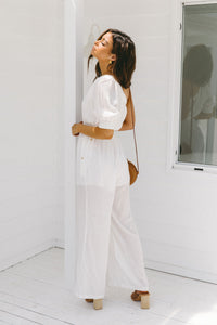 Santino Jumpsuit - White