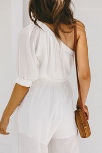 Santino Jumpsuit - White