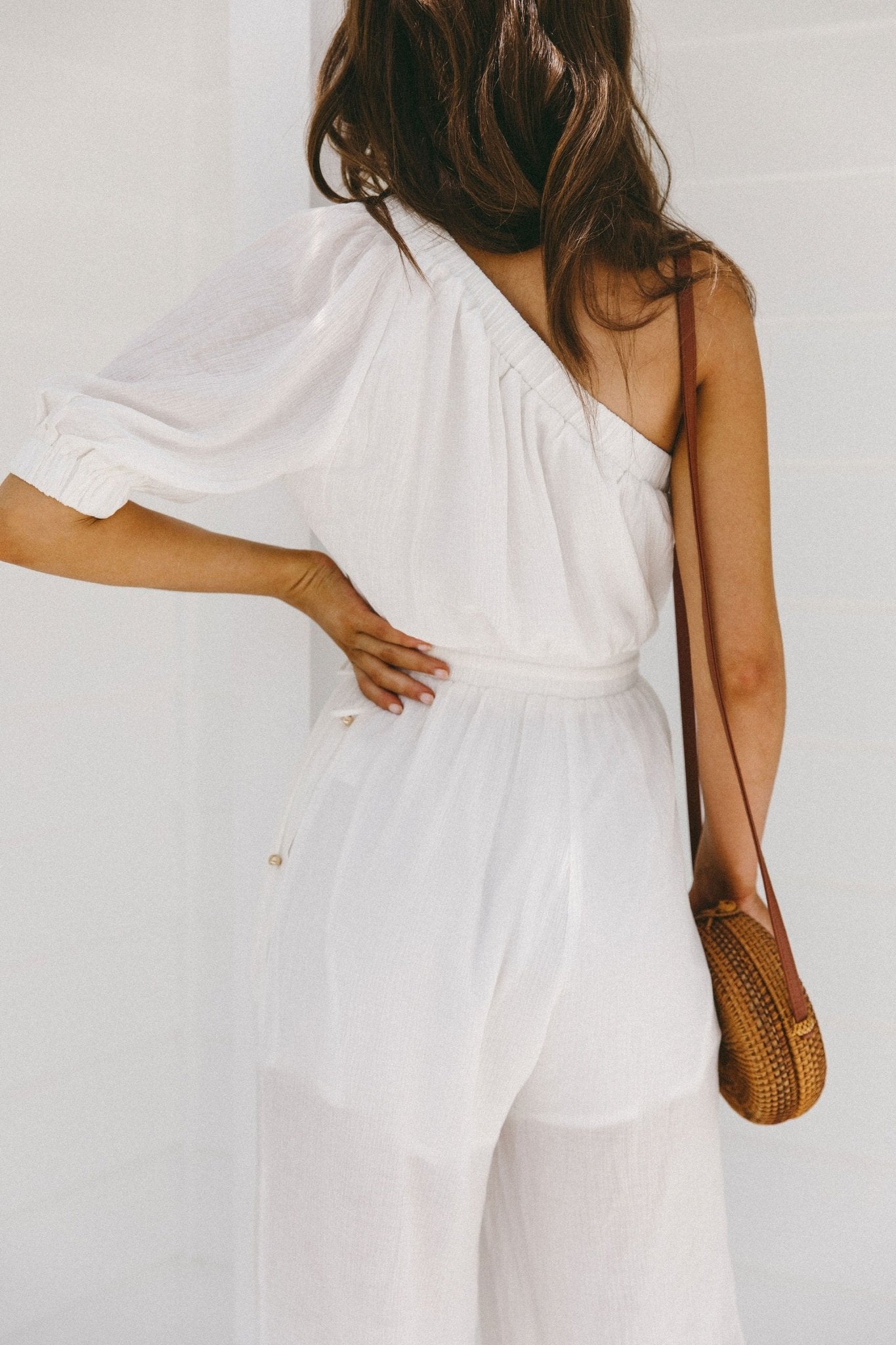 Santino Jumpsuit - White - Jumpsuit | Style Struck