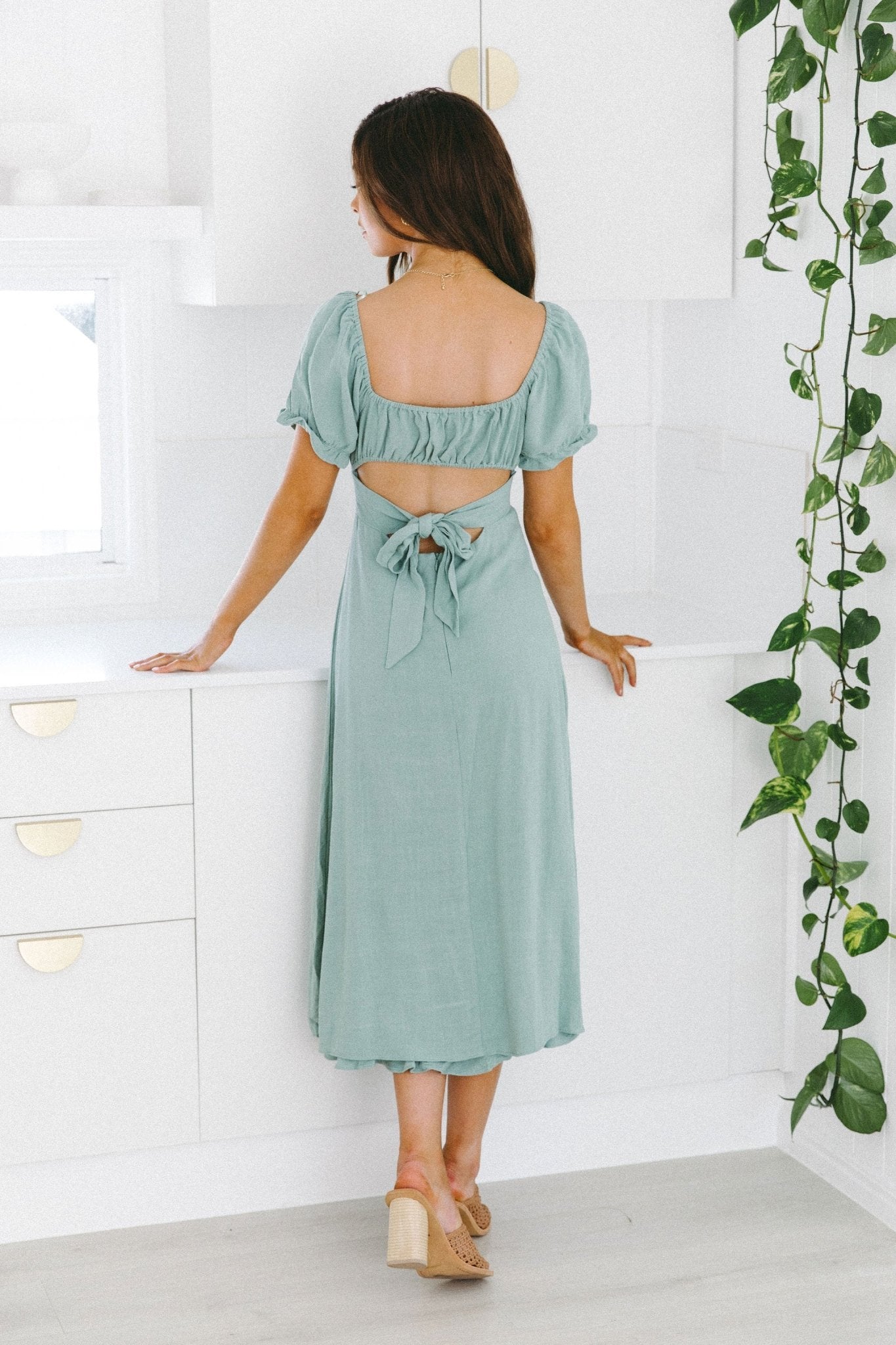 Taya Dress - Sage - Dresses | Style Struck