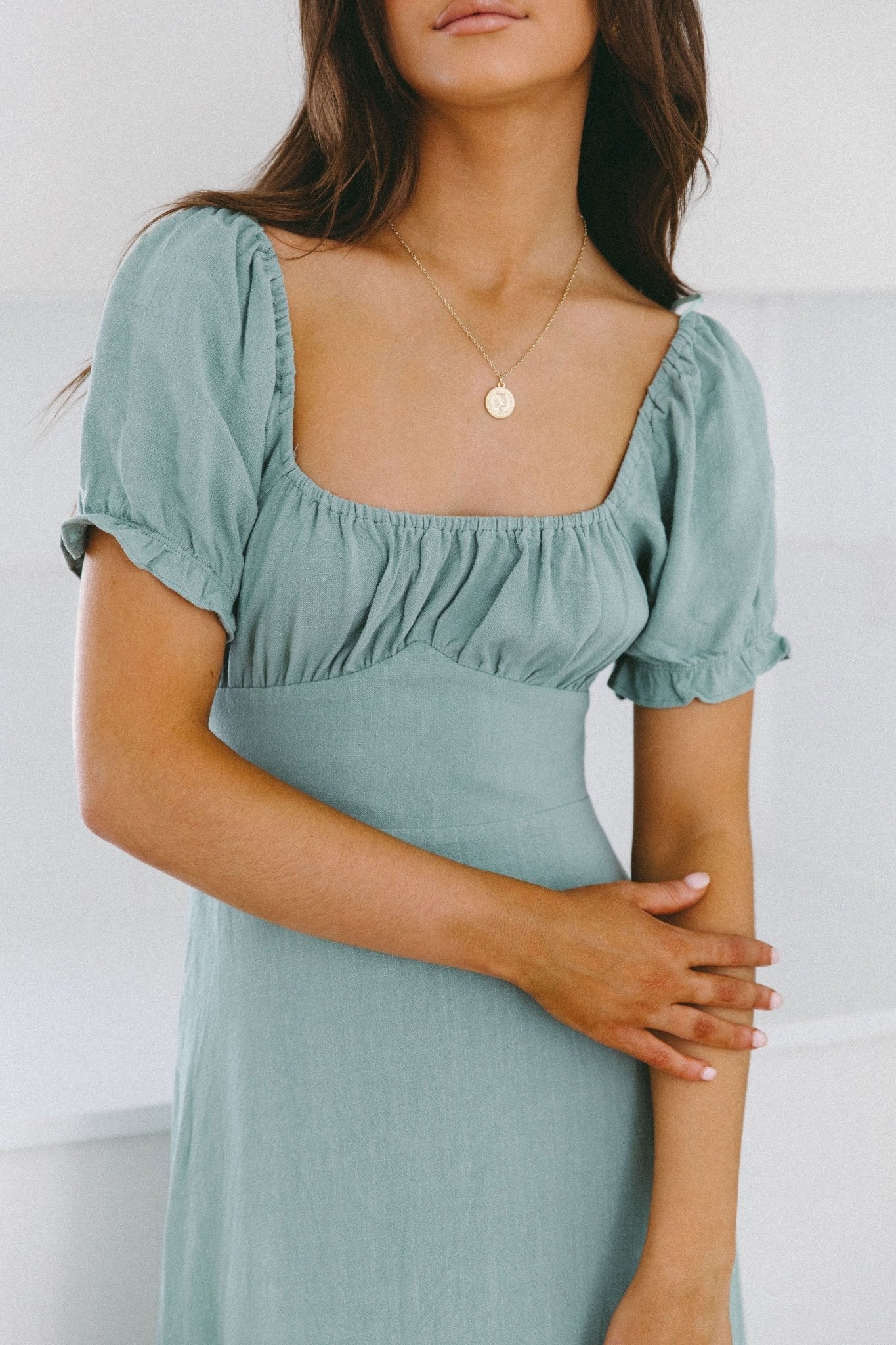 Taya Dress - Sage - Dresses | Style Struck