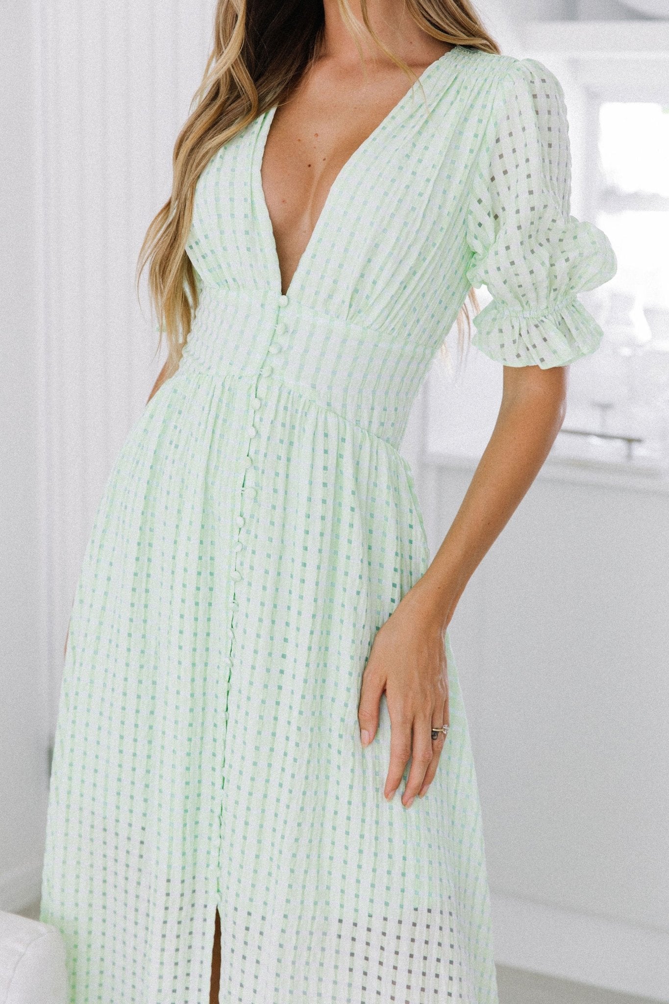 Corinne Dress - Mint - Dresses | Style Struck