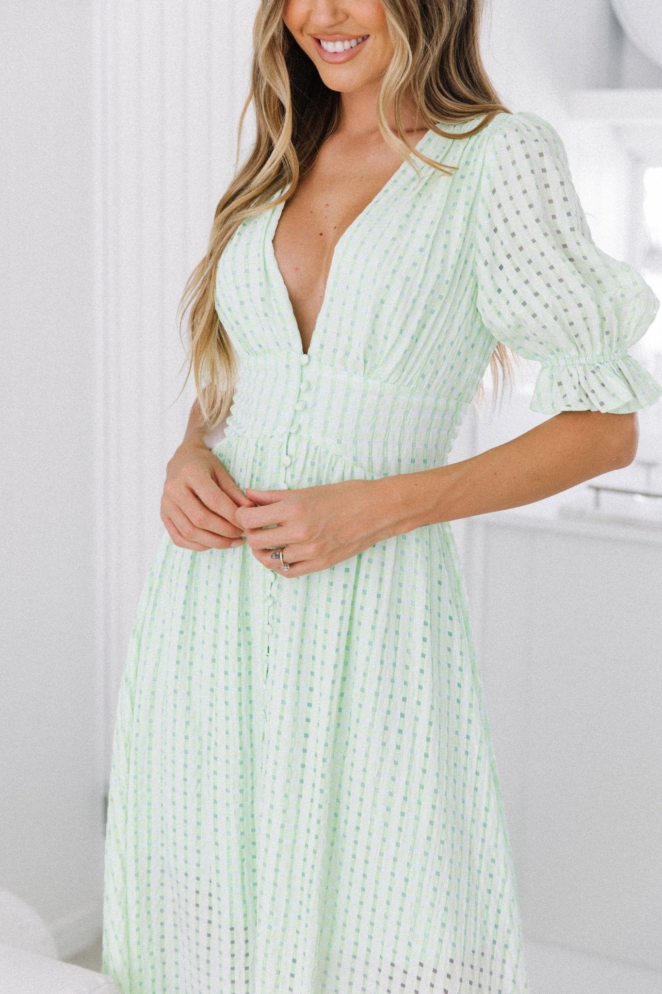 Corinne Dress - Mint - Dresses | Style Struck