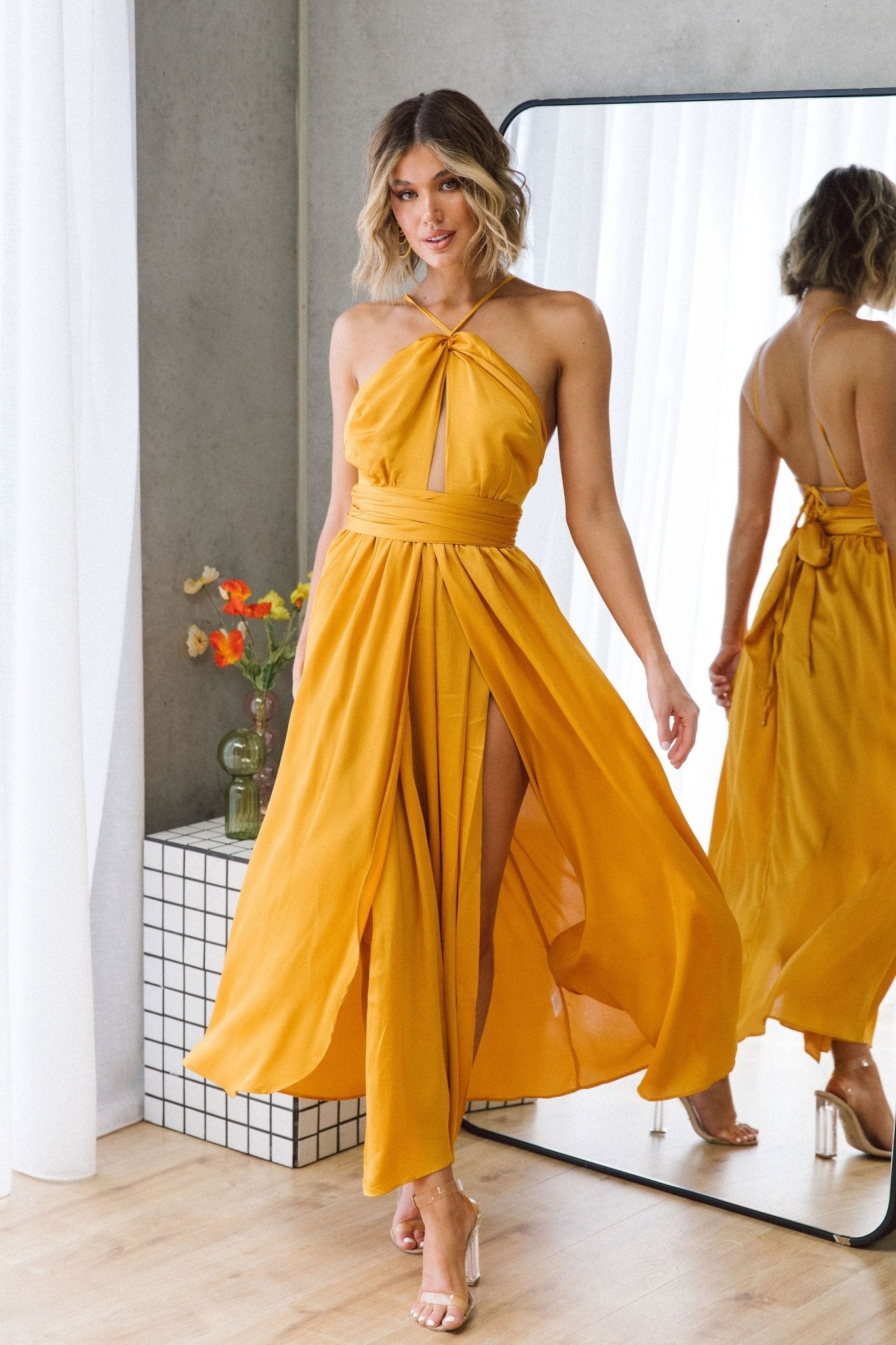 HOT ! Maxi Dress Mustard Dress Australia Dion Maxi Dress Mustard Halter Wrap Maxi Style Struck HOT ! Maxi Dress Mustard Dress Australia Dion Maxi Dress Mustard Halter Wrap Maxi Style Struck