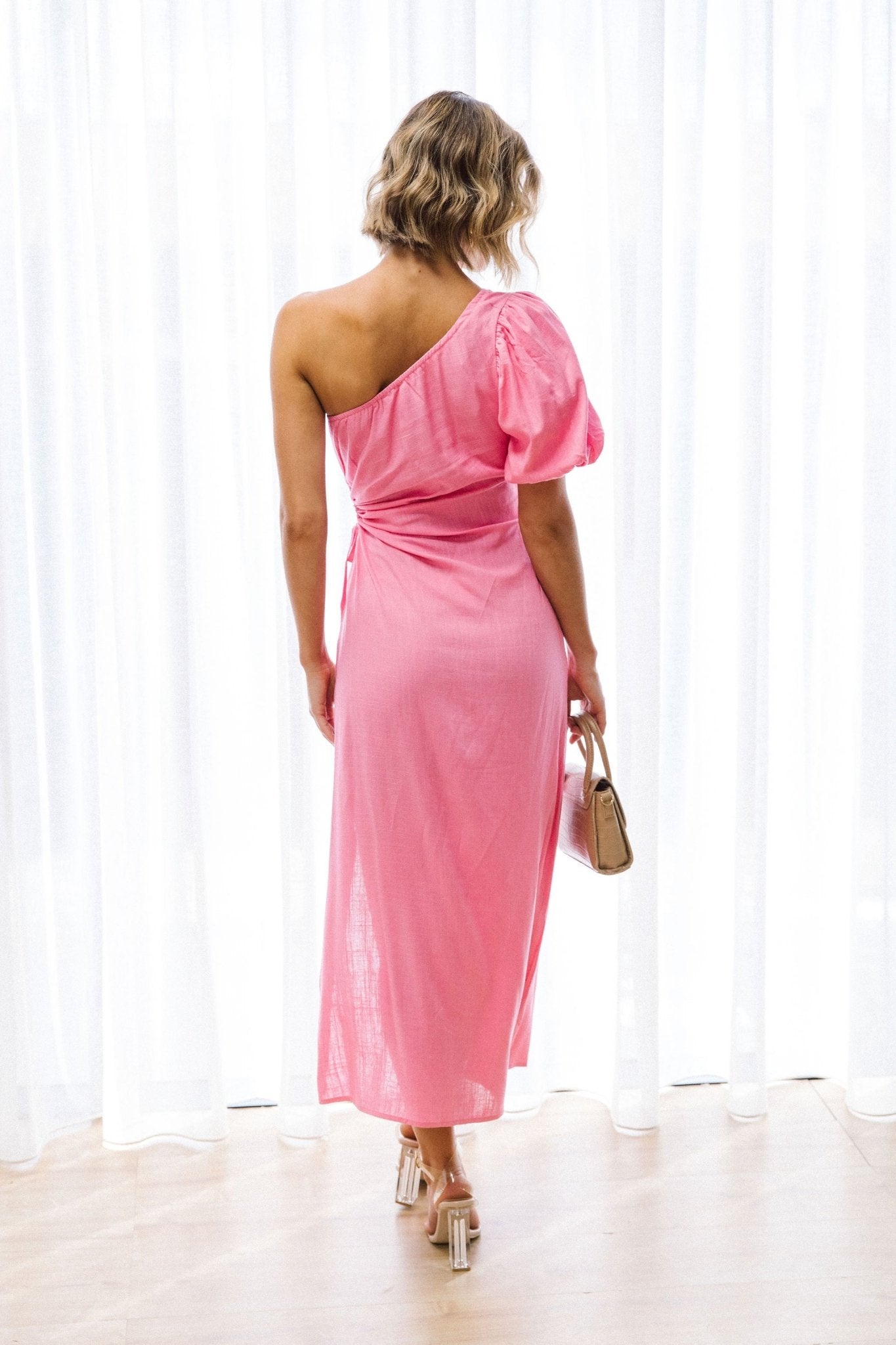 Rayna Dress - Baby Pink - Dresses | Style Struck