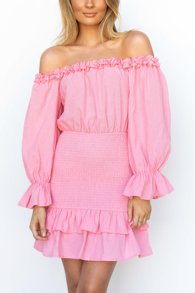 Thea Dress - Hot Pink